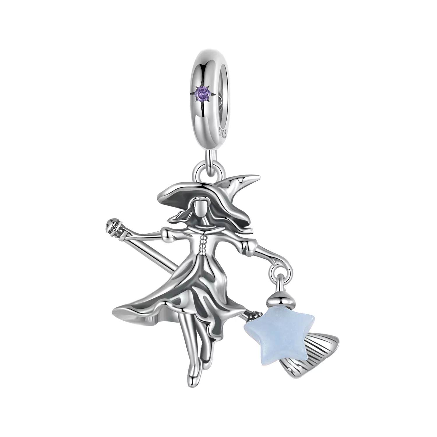 elfo de bruja luminoso estilo pandora scc2897
