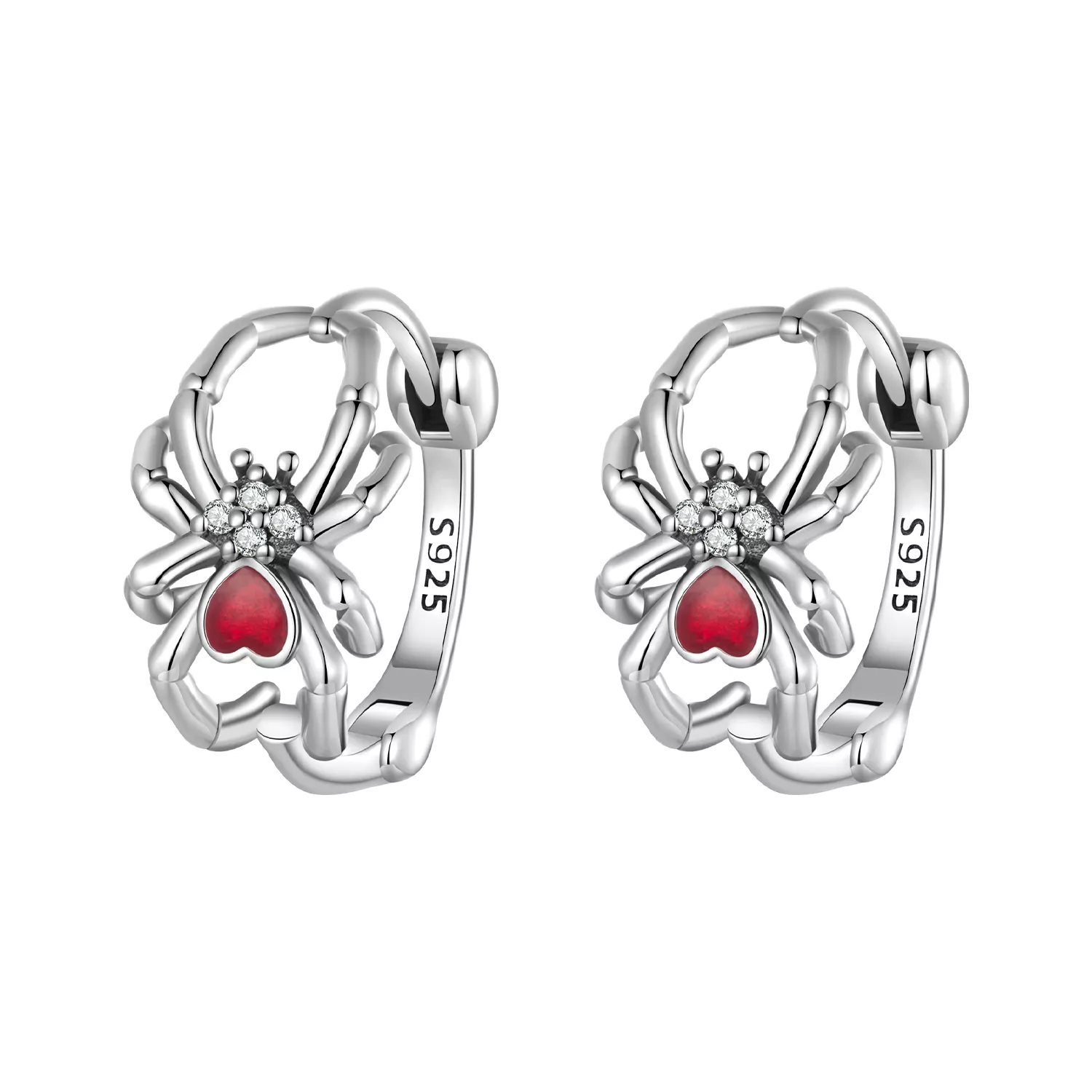 pendientes de araña estilo pandora sce1799