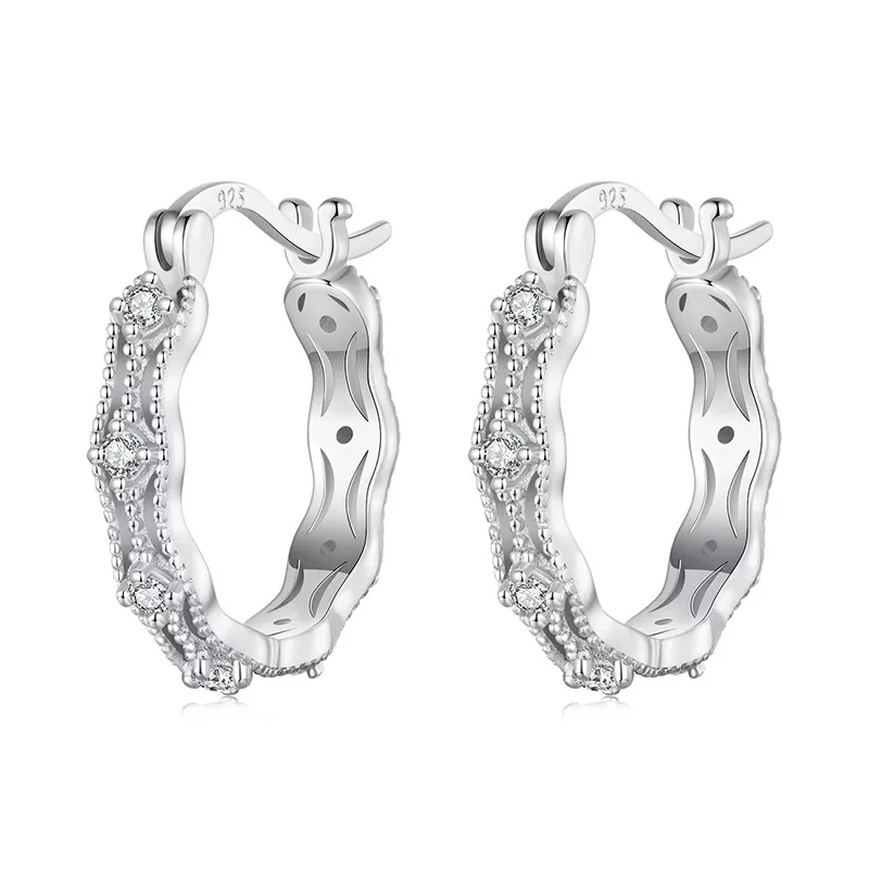 pendientes de encaje estilo pandora bse1101