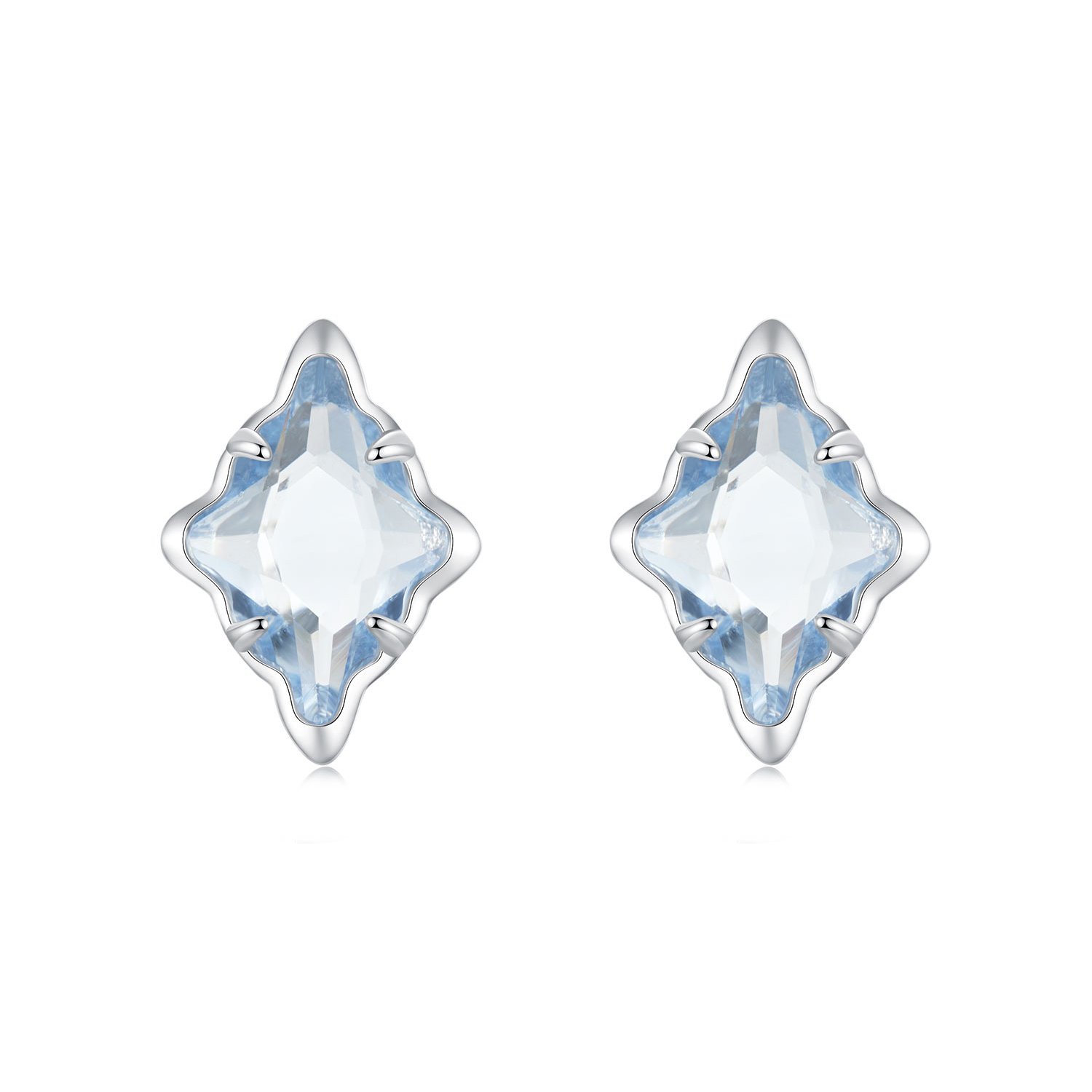 pendientes de estrella estilo pandora bse1050