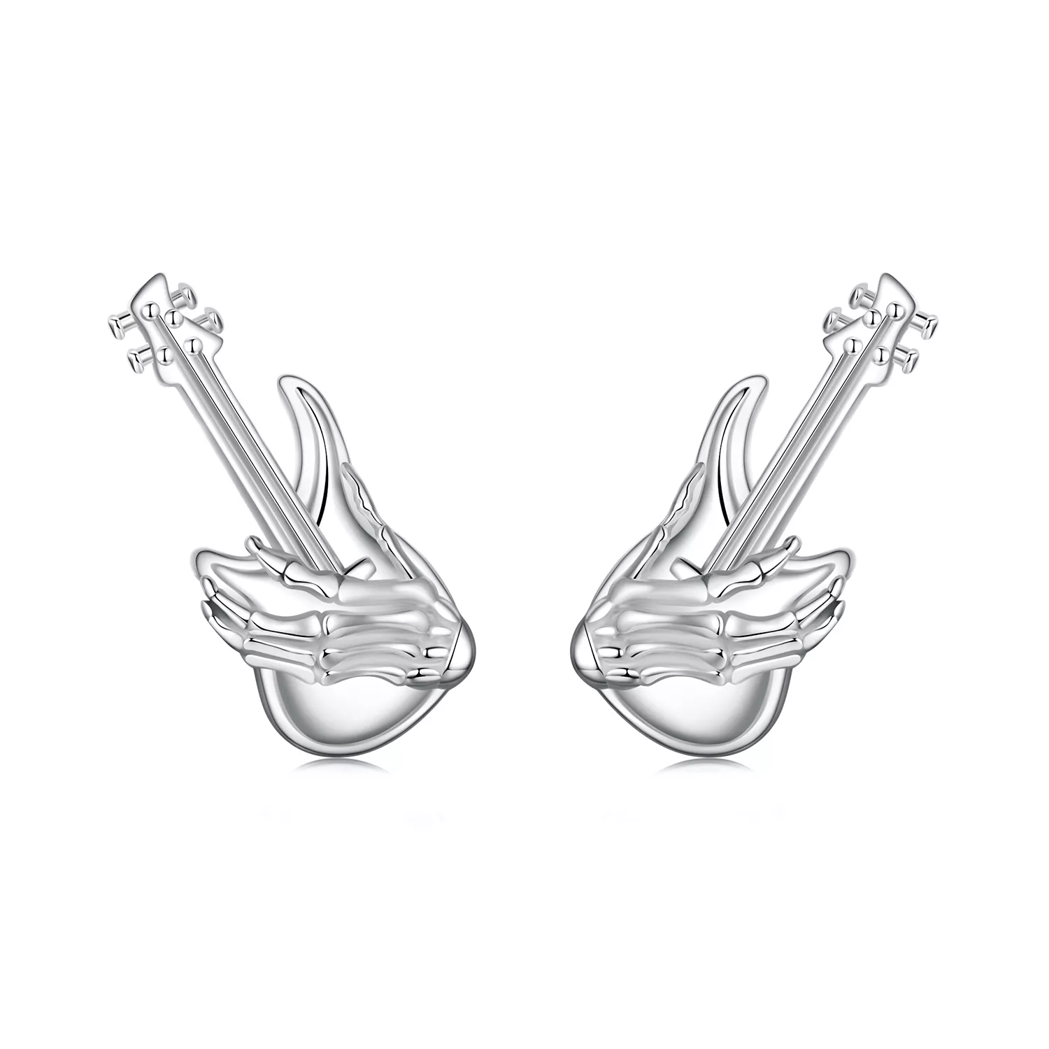 pendientes de mano de esqueleto estilo pandora sce1806