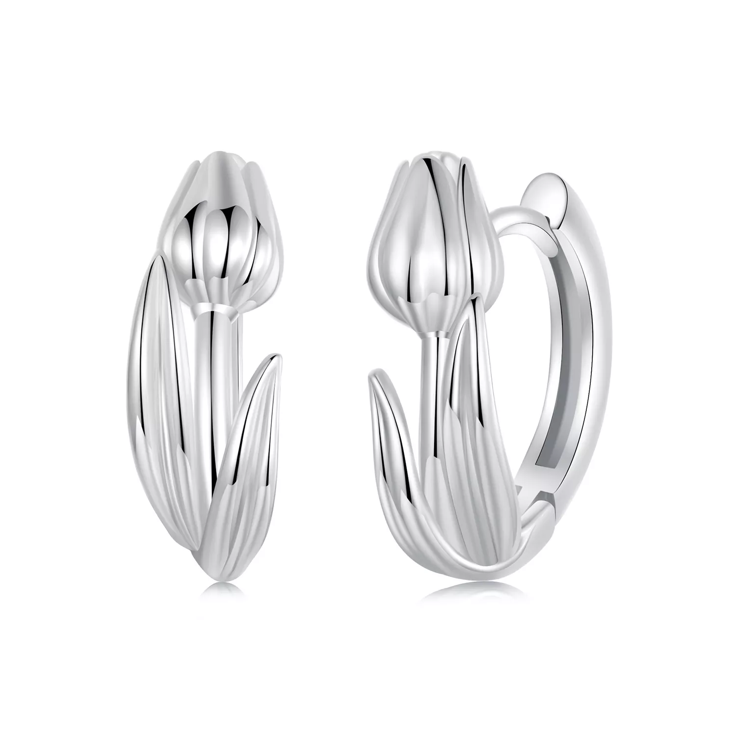 pendientes estilo tulipán pandora bse1085