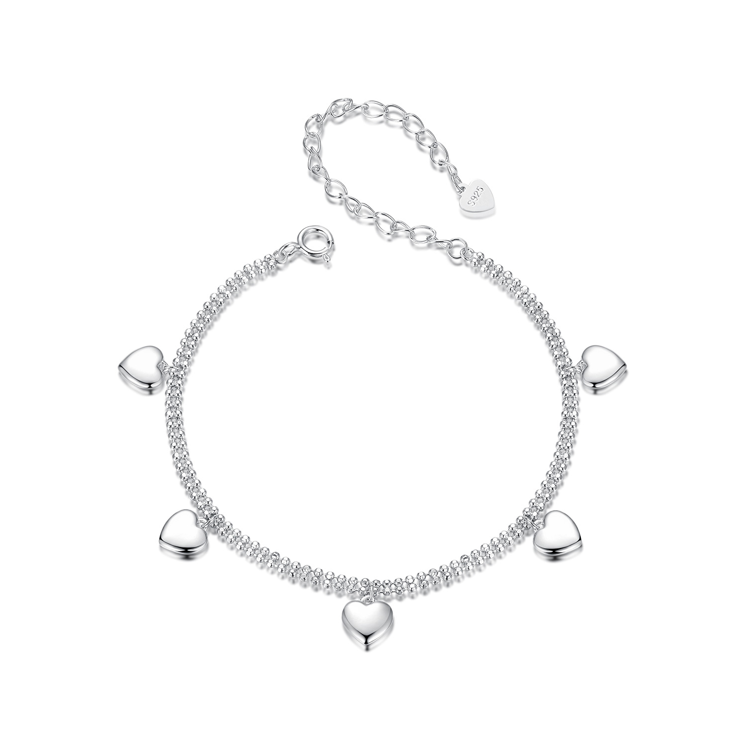 pulsera de cuentas de doble capa con el estilo love de pandora bsb190
