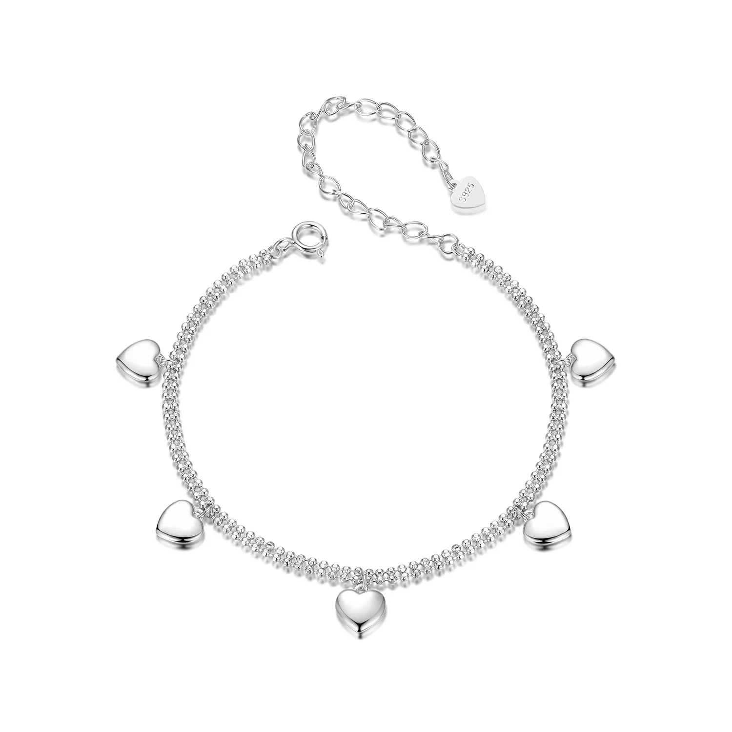 pulsera de cuentas de doble capa con el estilo love de pandora bsb190