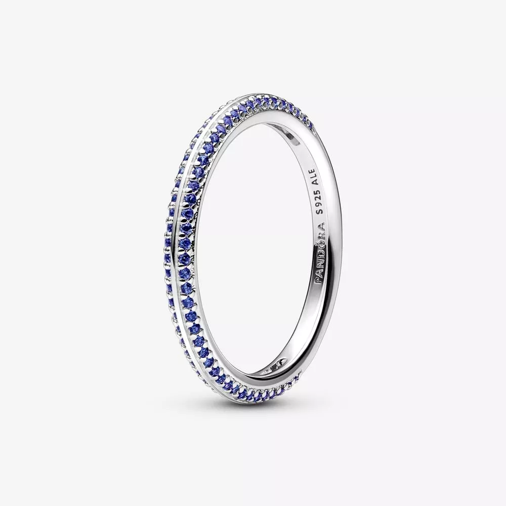 anillo azul en pavé pandora me 199679c03