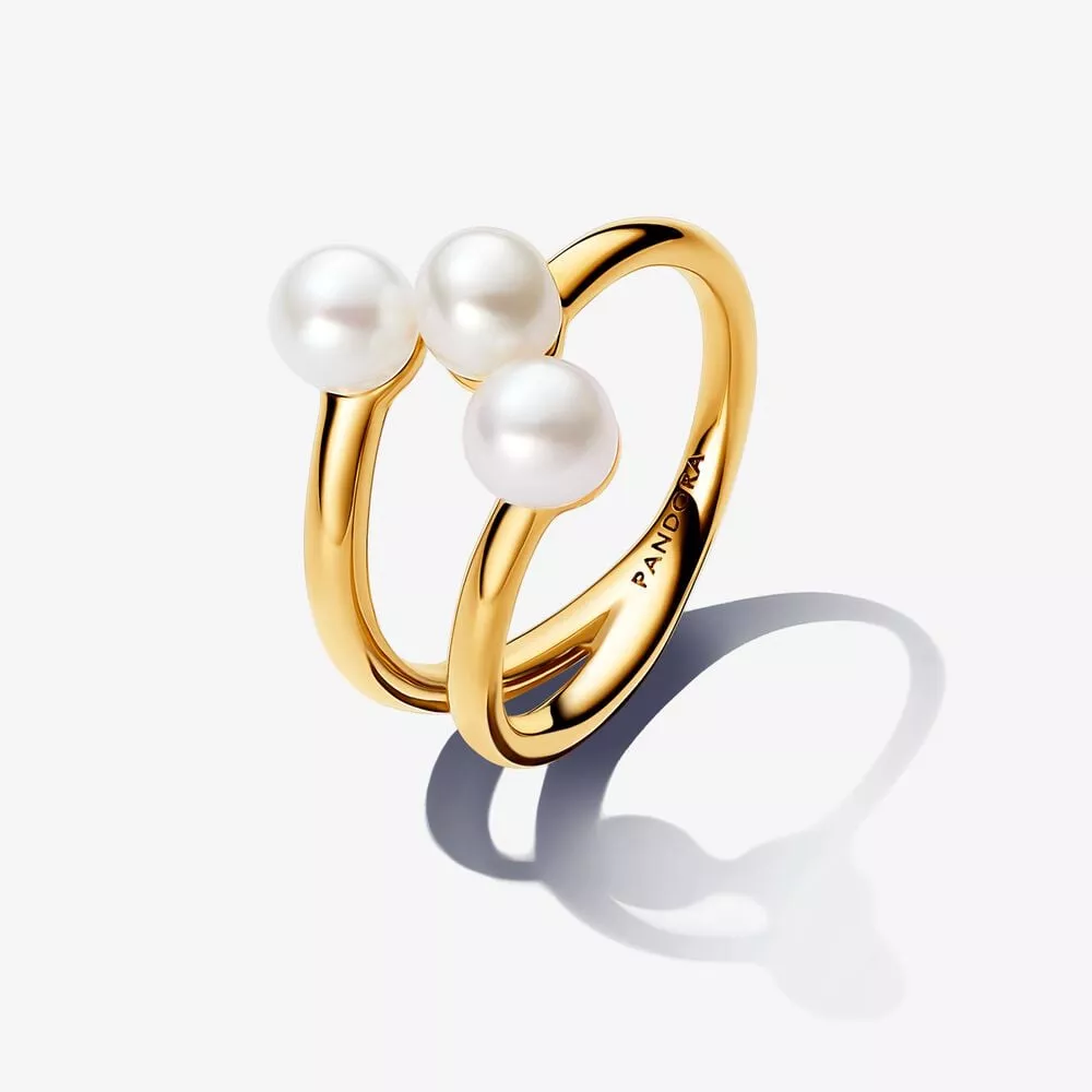 anillo pandora abierto perla cultivada de agua dulce tratada 163285c01