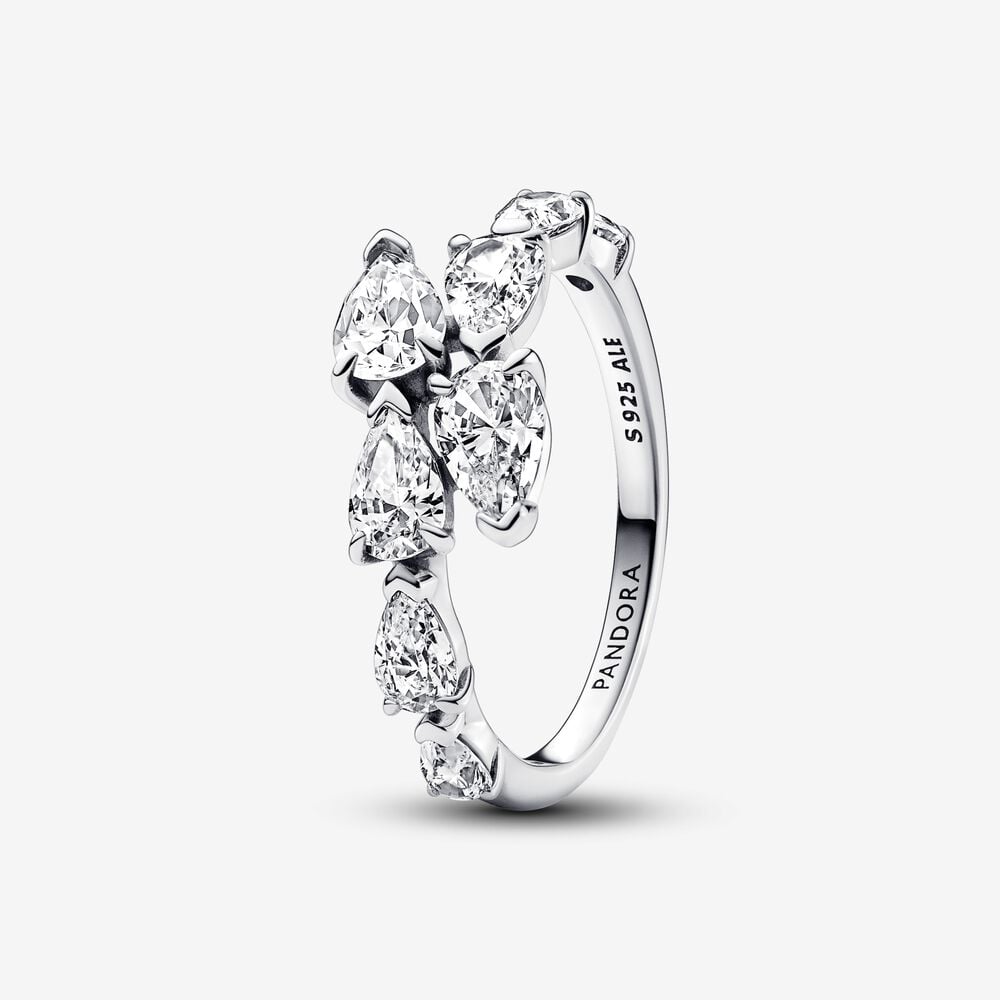anillo pandora banda brillante superpuesta 193004c01