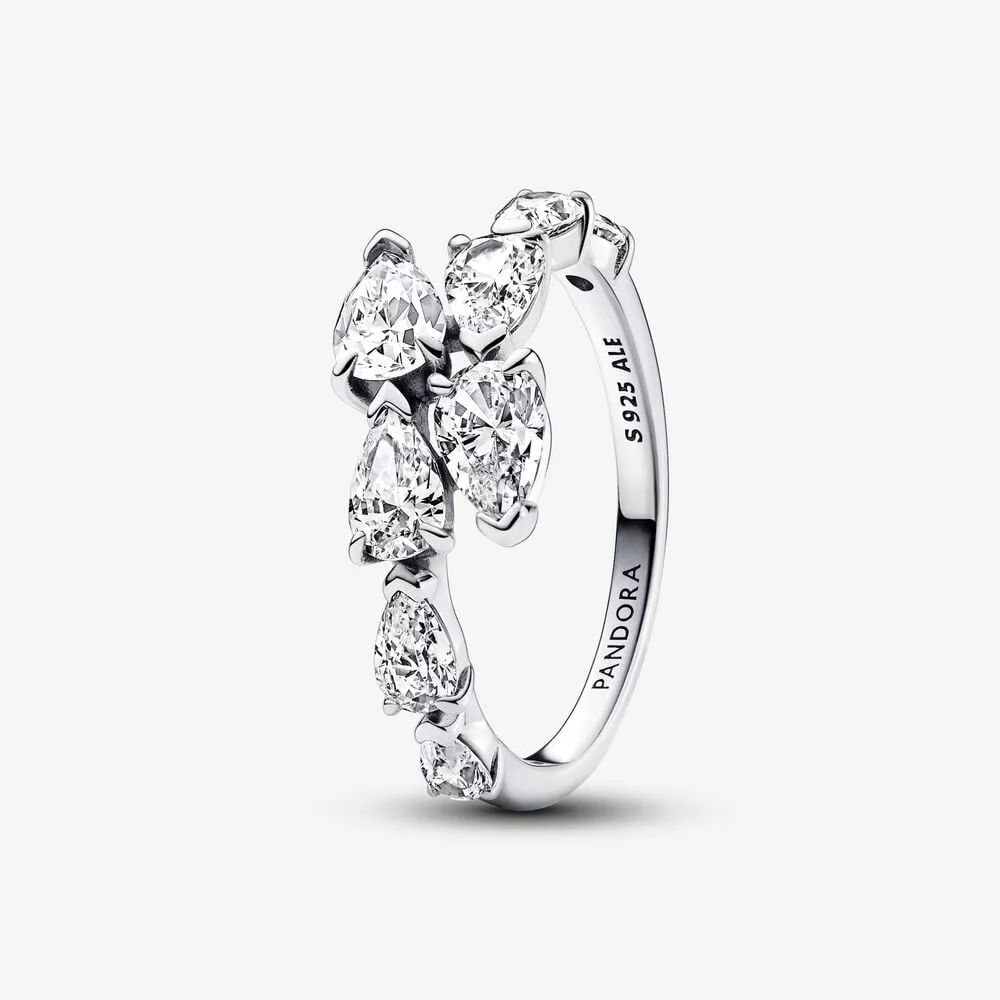 anillo pandora banda brillante superpuesta 193004c01
