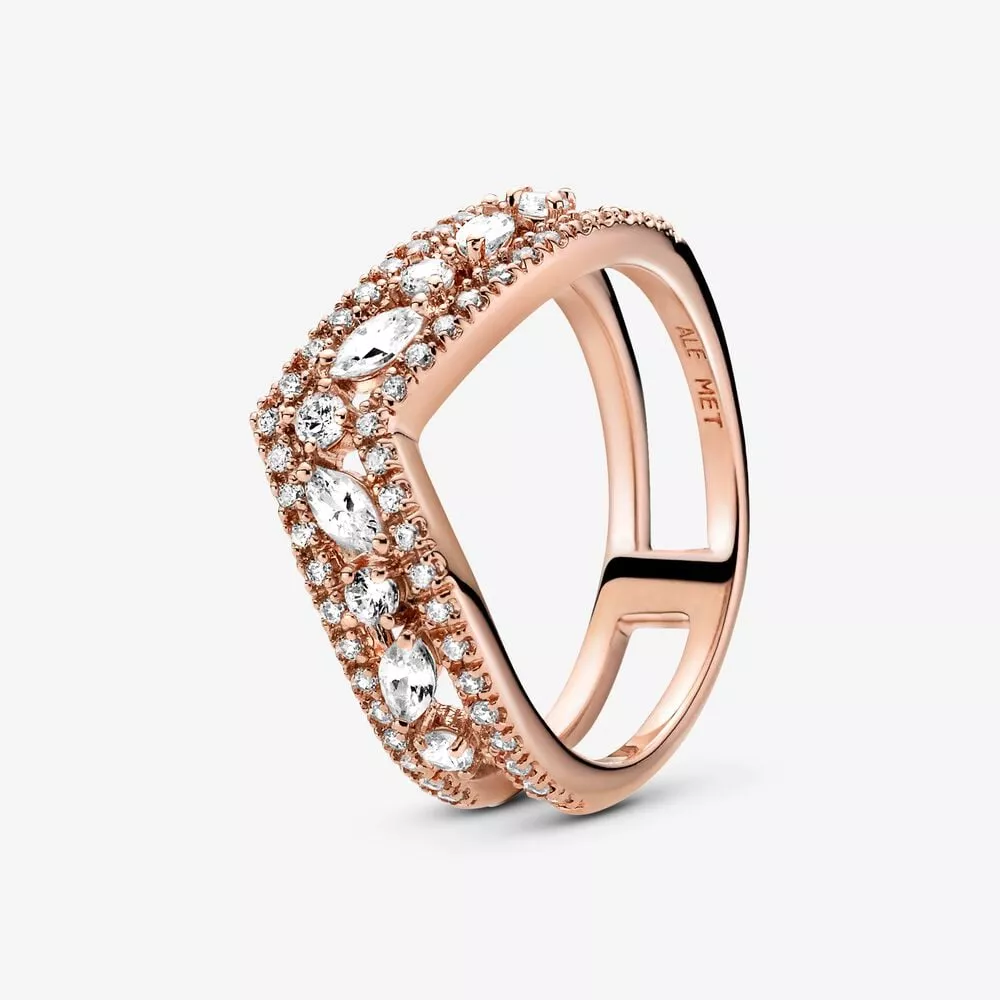 anillo pandora doble deseo brillante 189095c01