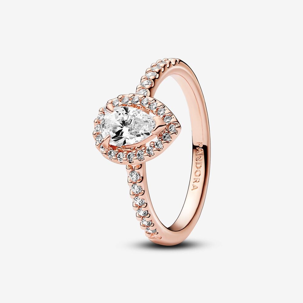 anillo pandora halo brillante corte pera 182835c01