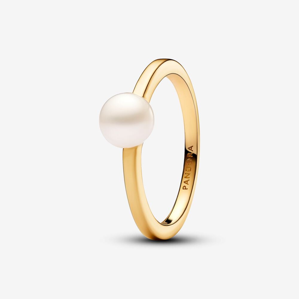 anillo pandora perla cultivada de agua dulce 163157c01