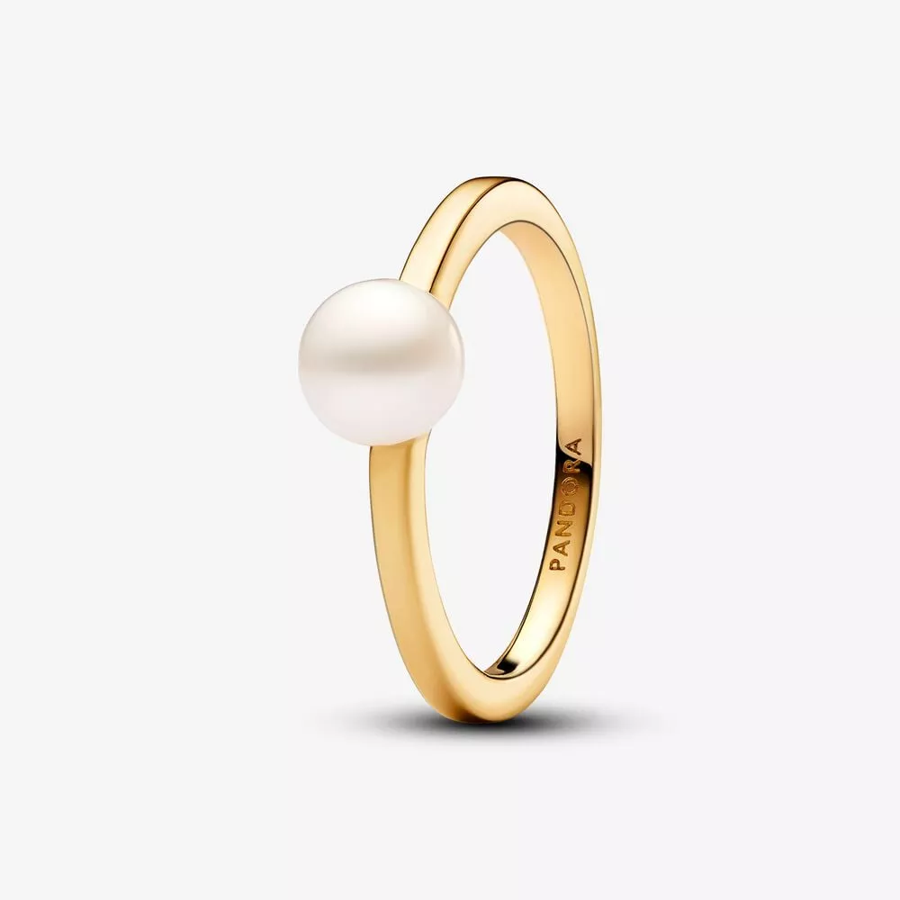 anillo pandora perla cultivada de agua dulce 163157c01