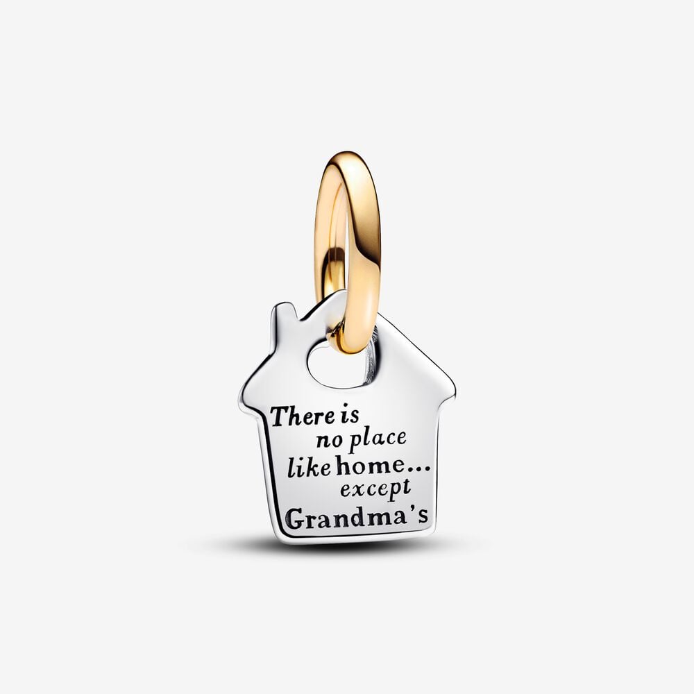 charm colgante pandora casa de la abuela en dos tonos 763205c00