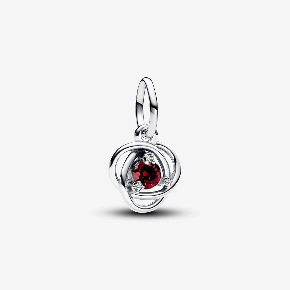 charm colgante pandora círculo eternity rojo 793125c01