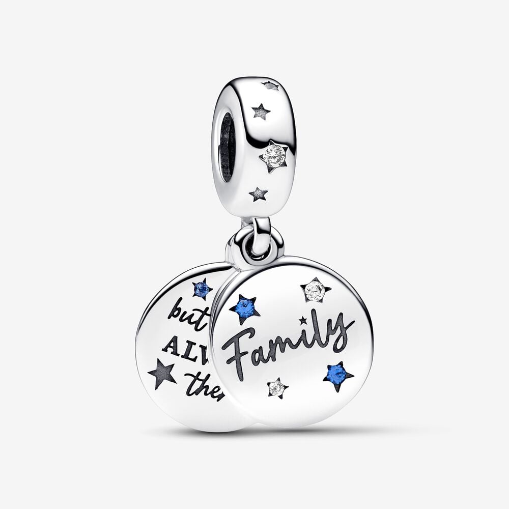 charm colgante pandora doble amor de familia 792987c01