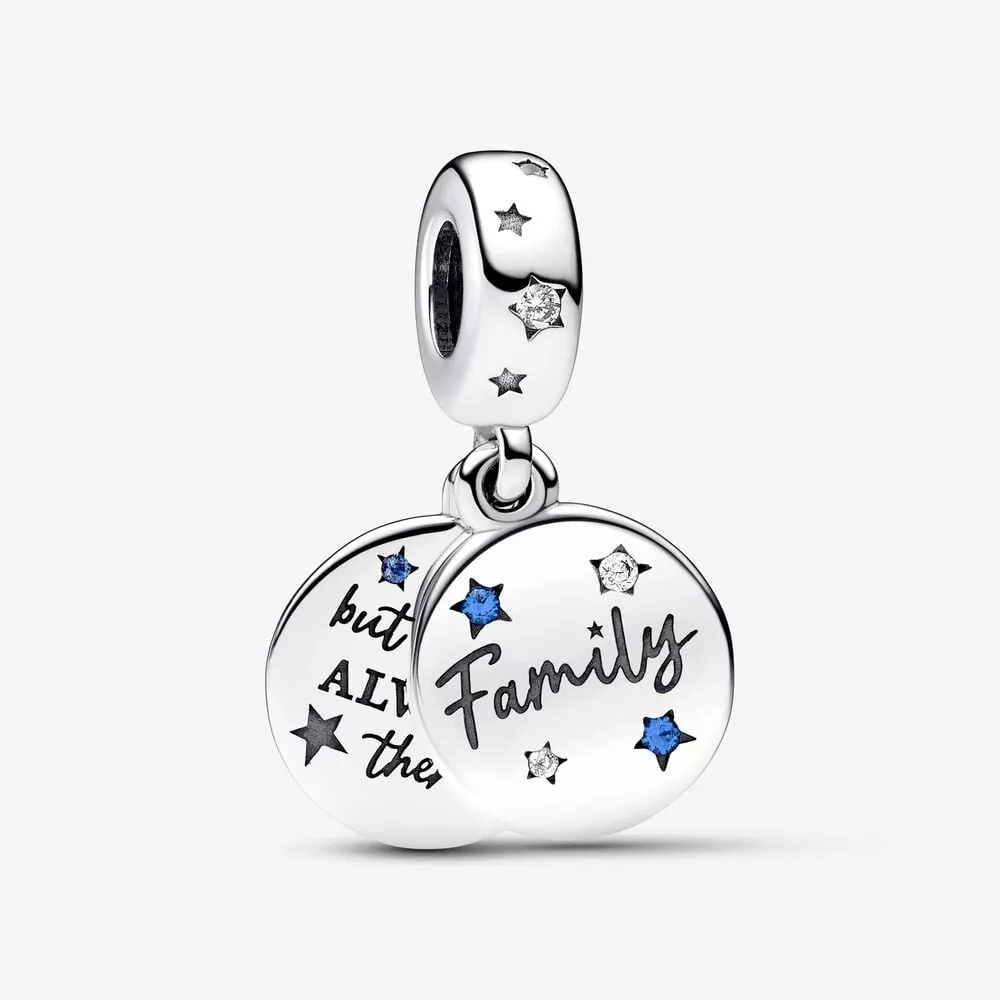 charm colgante pandora doble amor de familia 792987c01