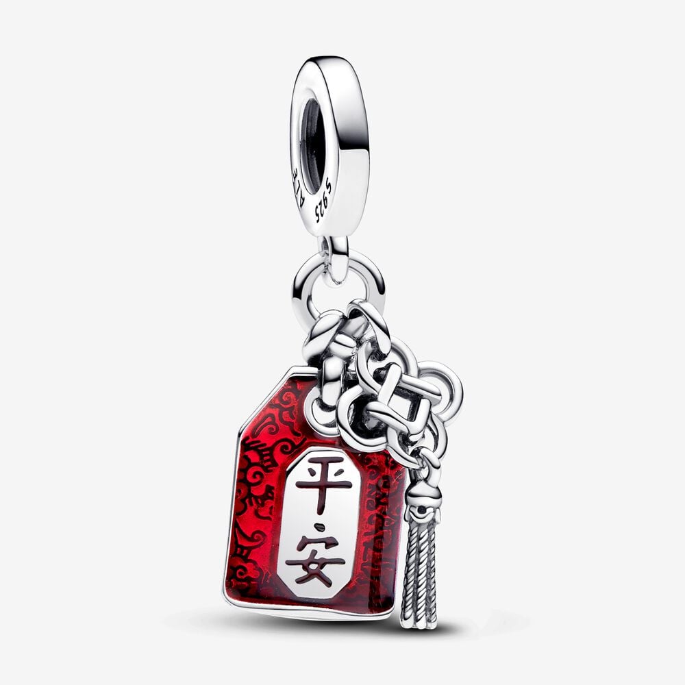 charm colgante pandora doble amuleto de la suerte 793054c01