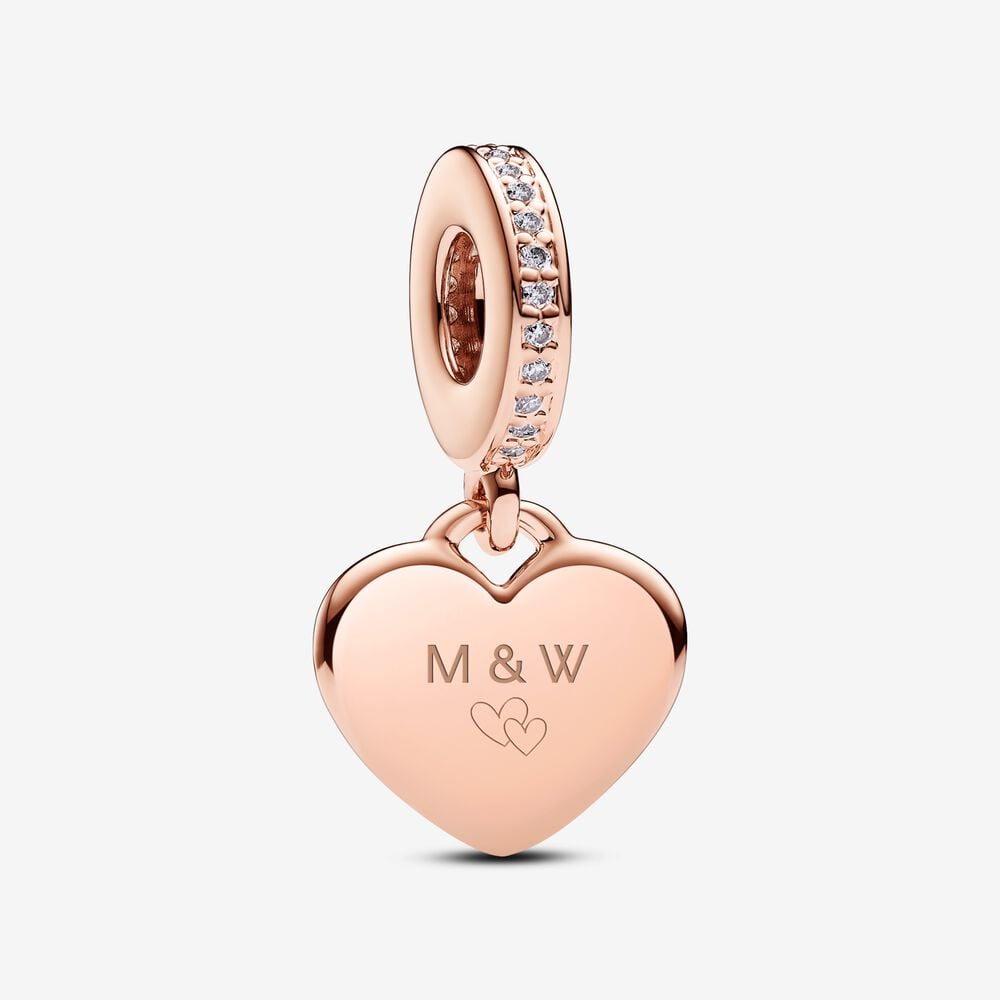 charm colgante pandora etiqueta de corazón para grabar 788761c01