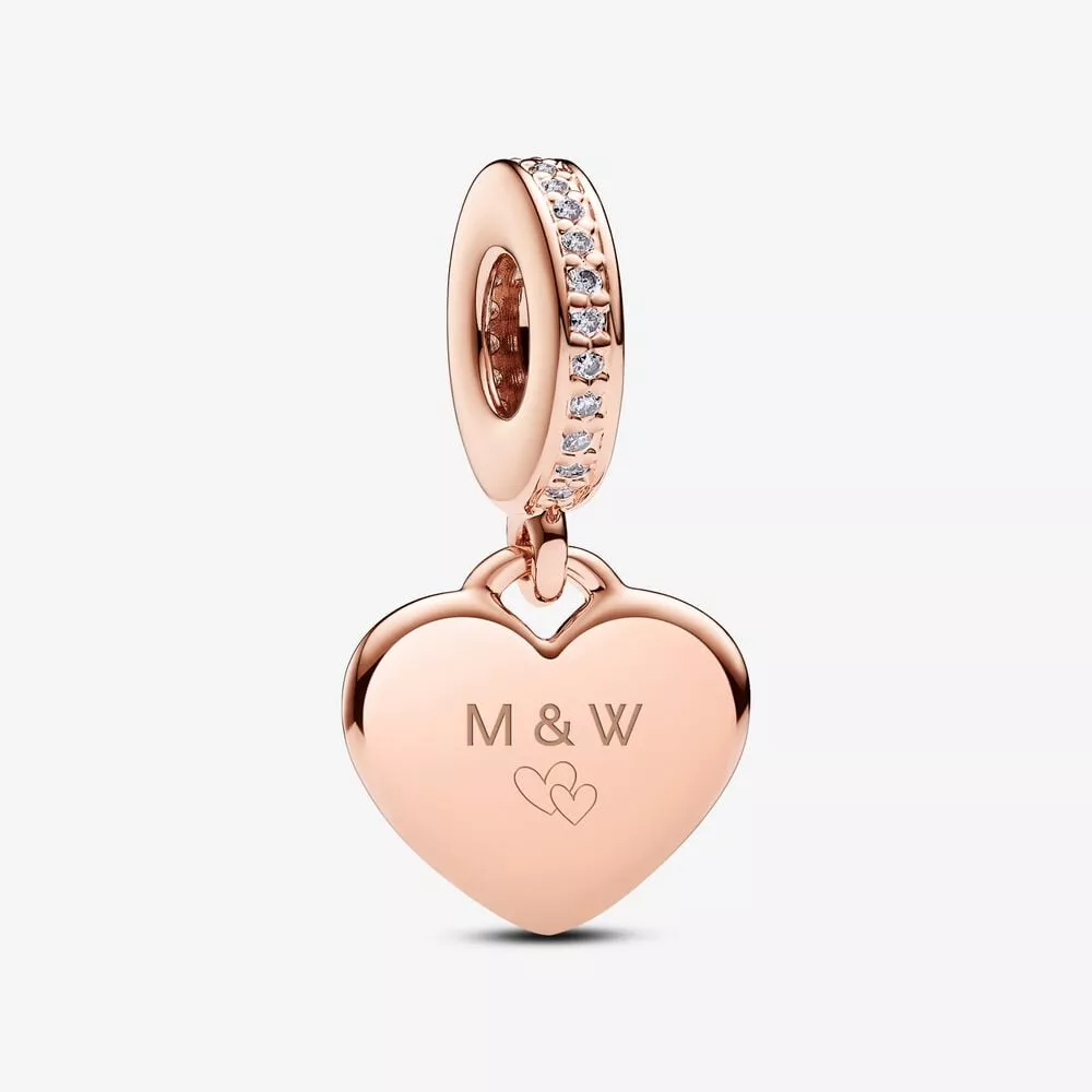 charm colgante pandora etiqueta de corazón para grabar 788761c01