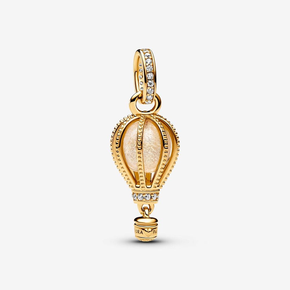 charm colgante pandora globo aerostático transparente brillante 769434c01