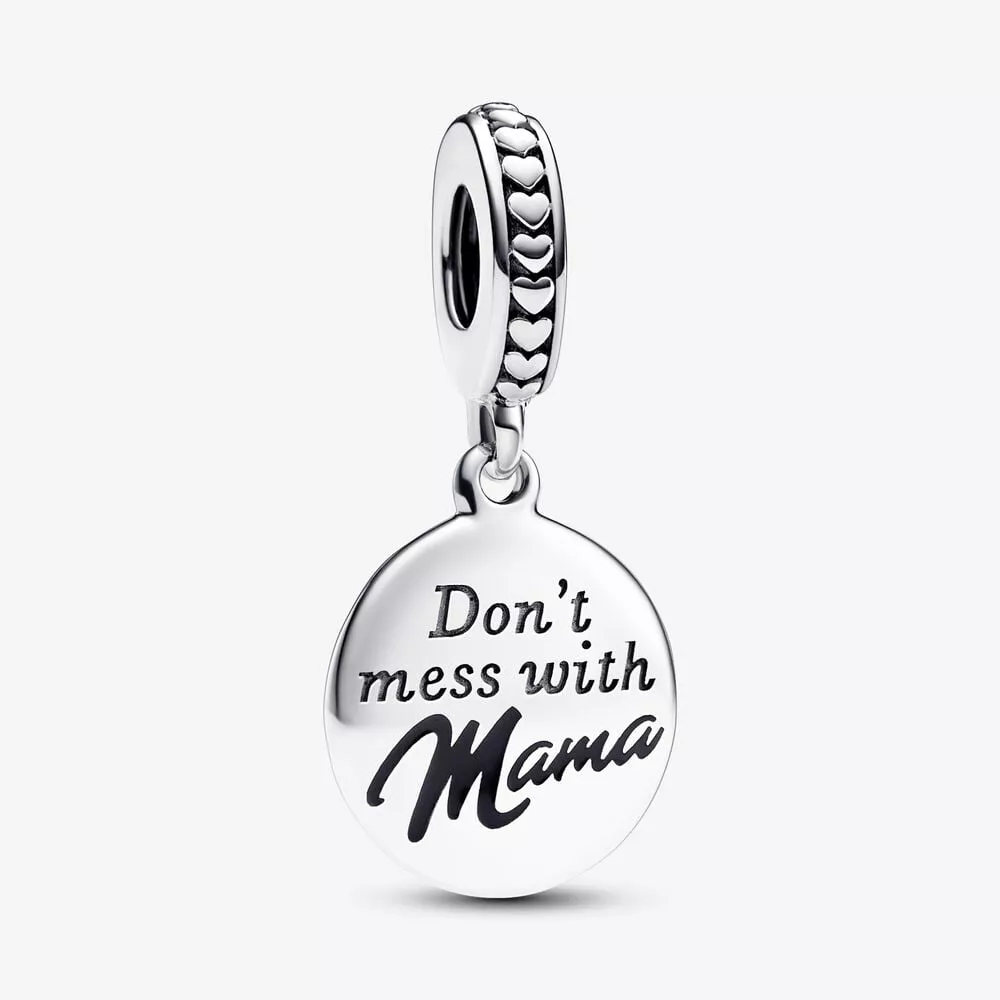 charm colgante pandora grabable mamá 793204c01