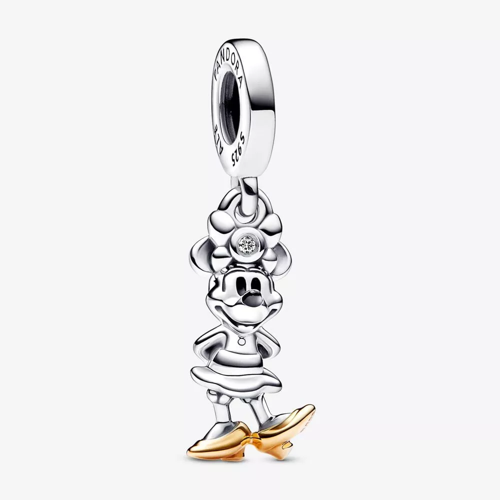 charm colgante pandora minnie mouse 100 aniversario de disney con diamante sintético 792559c01