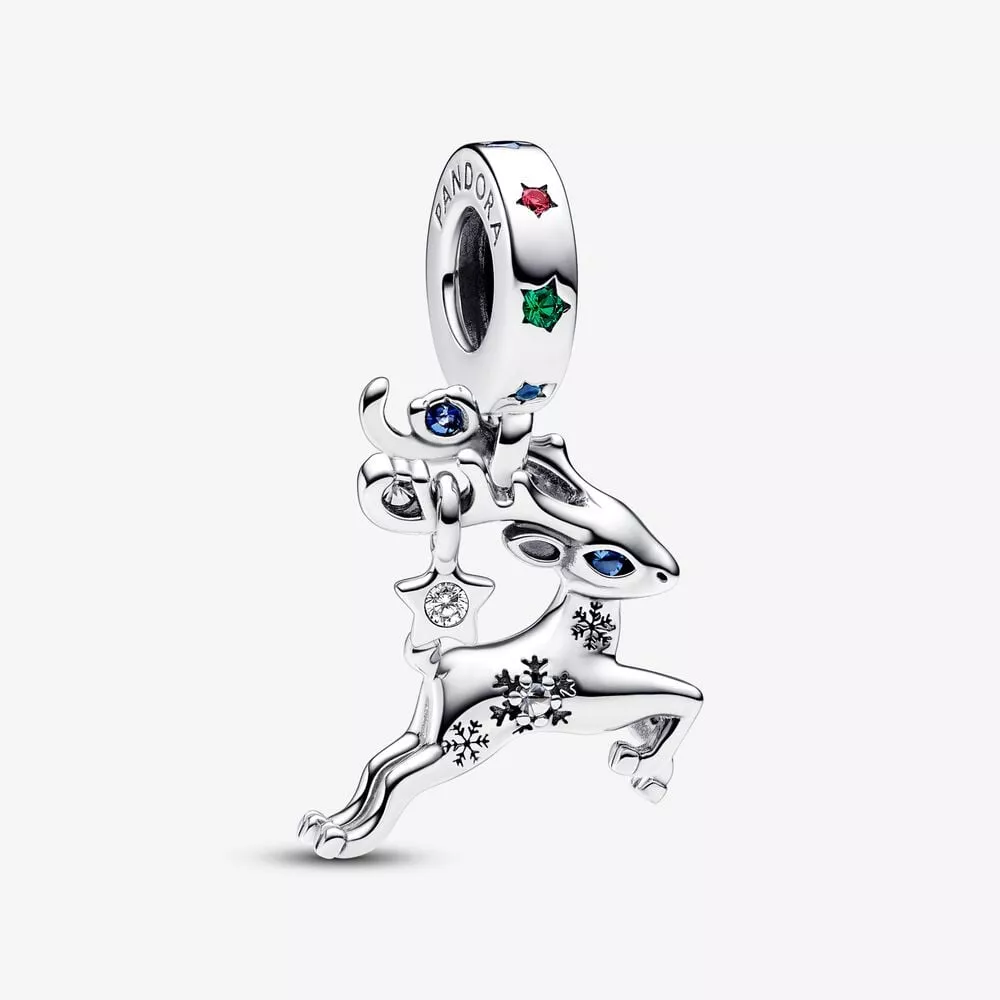 charm colgante pandora reno de navidad mágico 792826c01