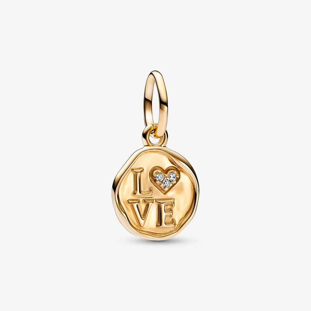 charm colgante pandora sello de amor brillante 752605c01