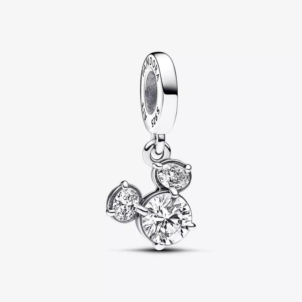 charm colgante pandora silueta cabeza brillante de mickey mouse 793031c01