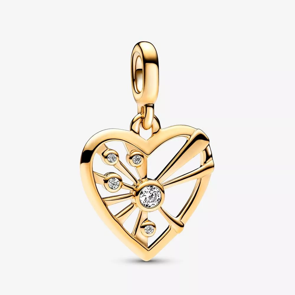 charm de medallón corazón y rayos de pandora me 762691c01