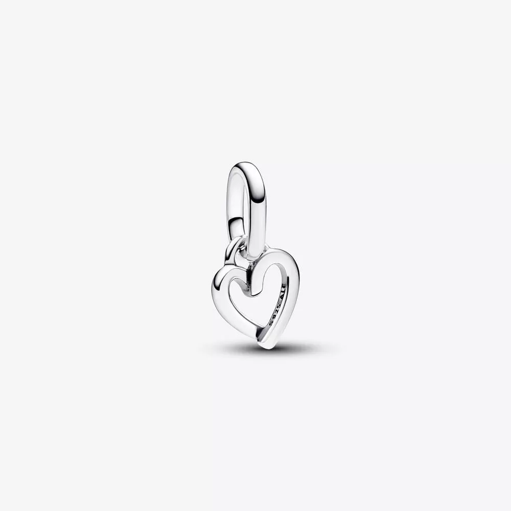 charm mini colgante corazón a mano alzada pandora me 793048c00