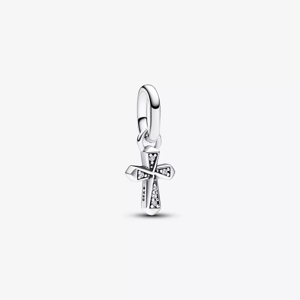charm mini colgante cruz brillante pandora me 793044c01
