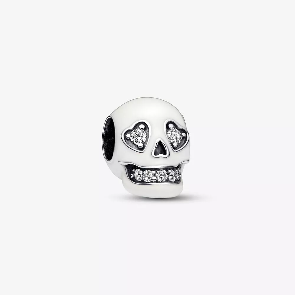 charm pandora calavera brillante que brilla en la oscuridad 792811c01