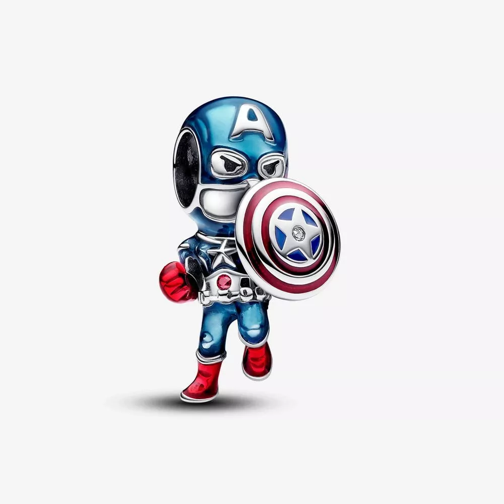 charm pandora capitán américa de los vengadores de marvel 793129c01