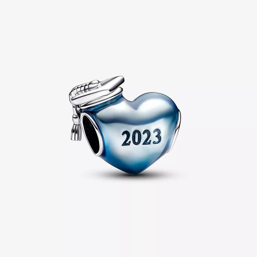 charm pandora corazón azul de graduación 2023 792590c01