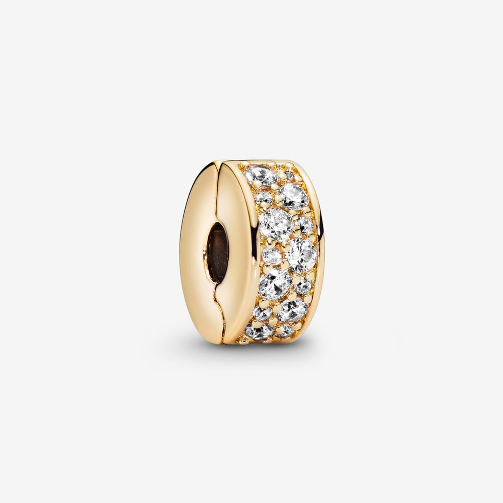charm pandora de clip pavé transparente 768658c01