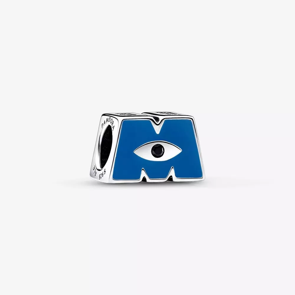 charm pandora logotipo m de monsters inc de disney pixar 792753c01