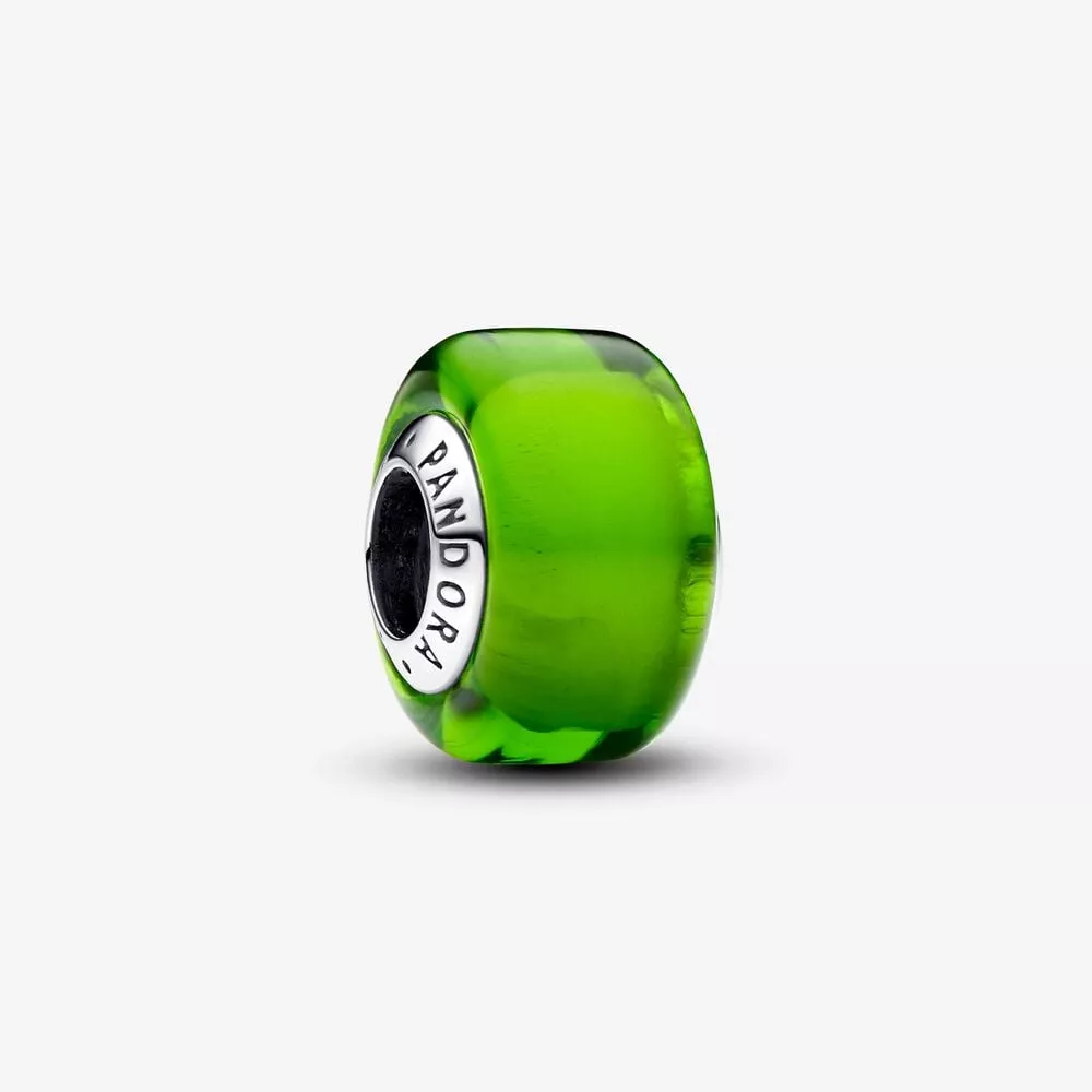 charm pandora mini cristal de murano verde 793106c00