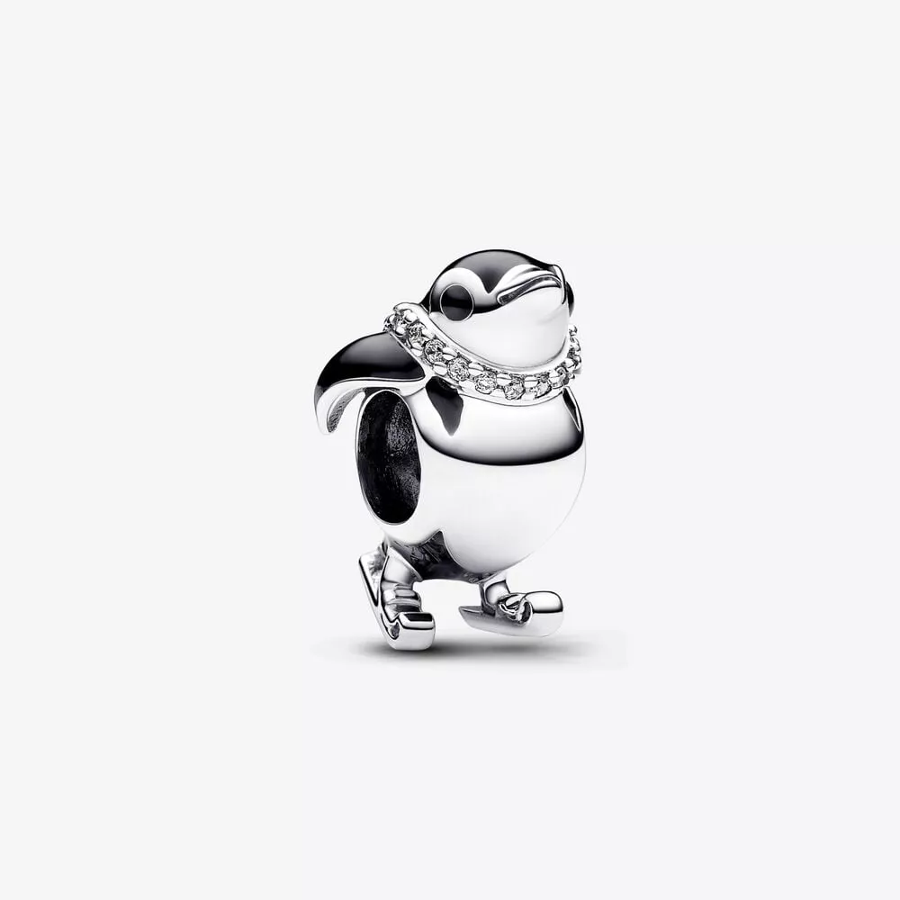 charm pandora pingüino esquiador 792988c01