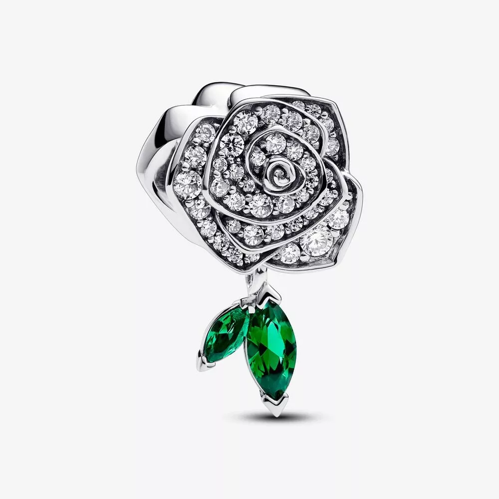 charm pandora rosa floreciendo brillante 793201c01
