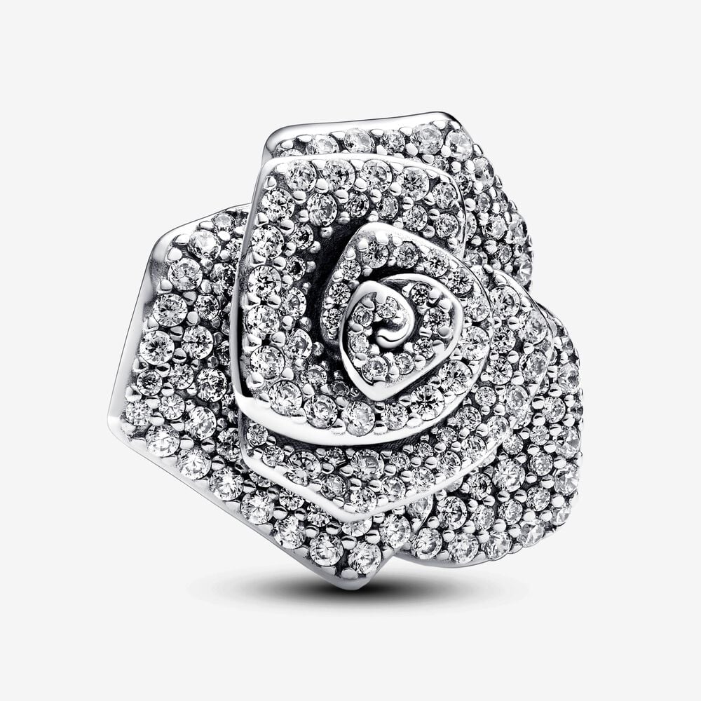 charm pandora rosa grande brillante floreciendo 793245c01