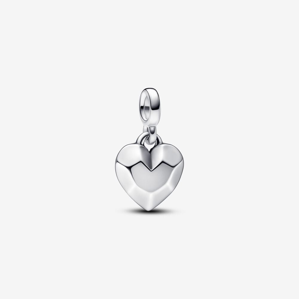 mini charm colgante corazón facetado pandora me 792305c00
