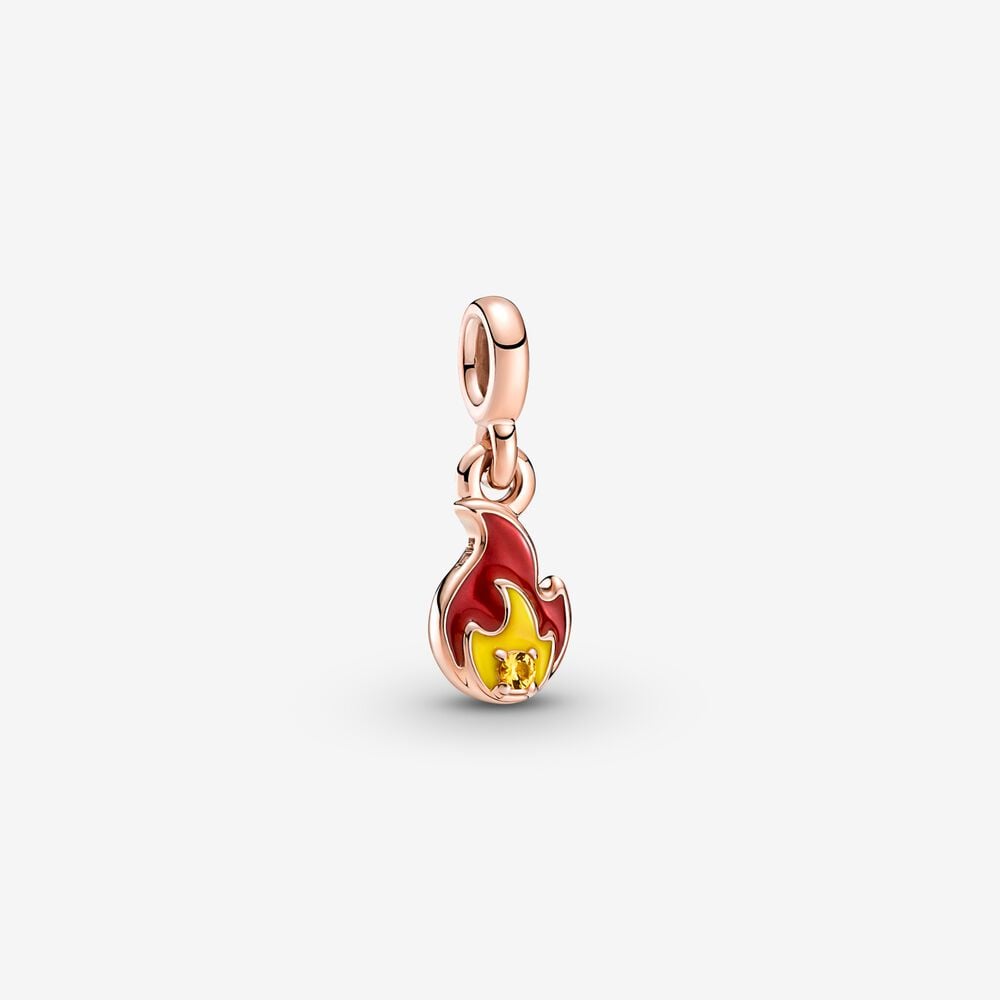 mini charm colgante llama ardiente pandora me 789690c01