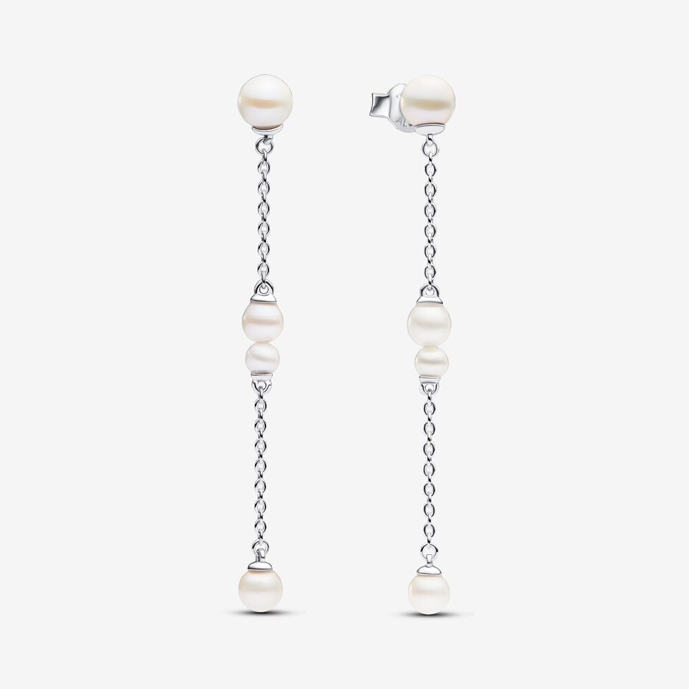 pendientes pandora colgantes perlas cultivadas de agua dulce 293152c01