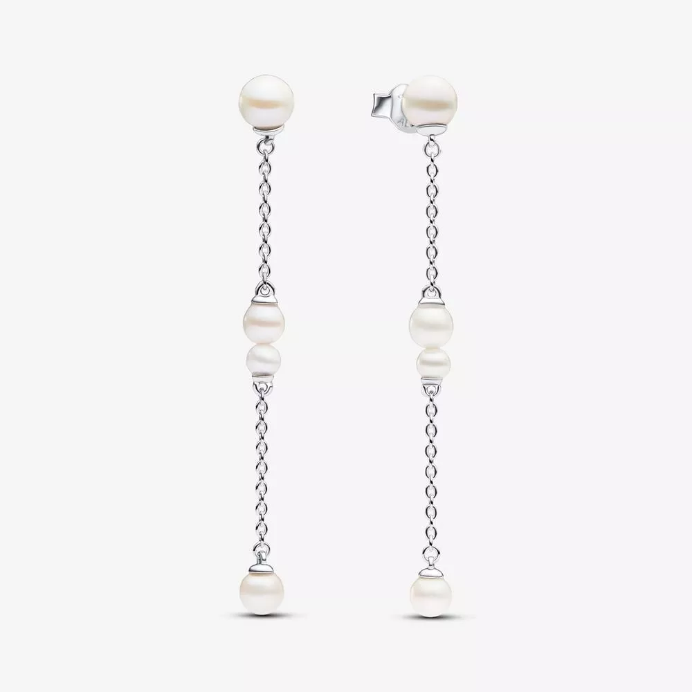 pendientes pandora colgantes perlas cultivadas de agua dulce 293152c01