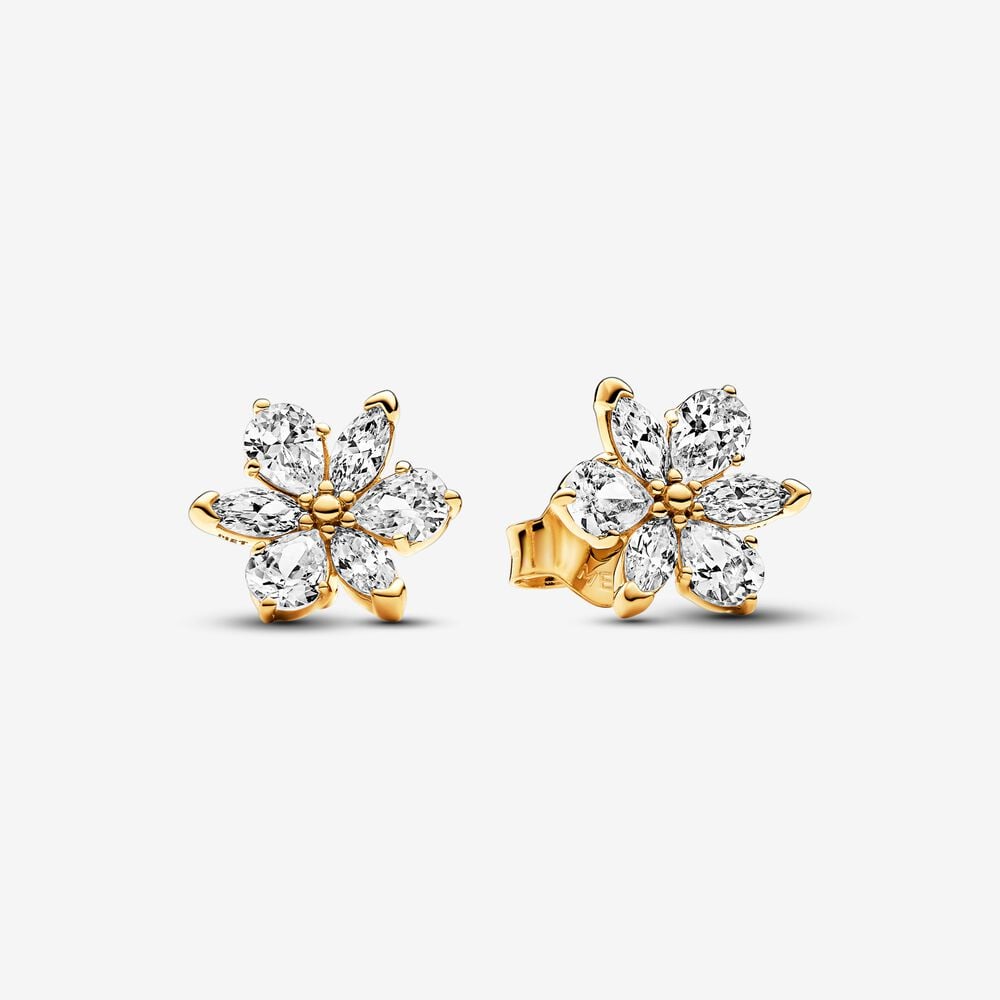 pendientes pandora de botón herbario brillante 262633c01
