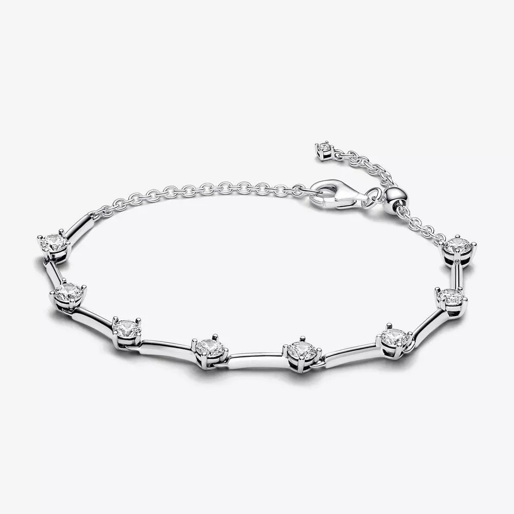 pulsera barras pandora brillantes 593009c01