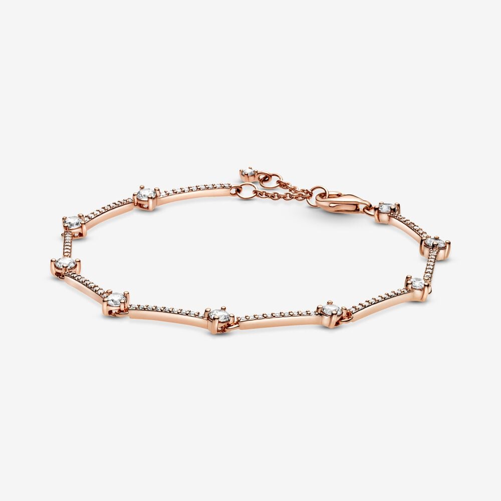 pulsera barras pandora de pavé brillante 589217c01