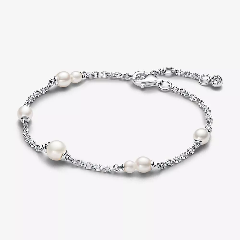 pulsera cadena pandora perlas cultivadas de agua dulce 593172c01