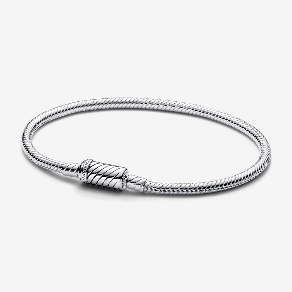 pulsera de cadena pandora de serpiente con cierre deslizante magnético fácil de cerrar 590122c00
